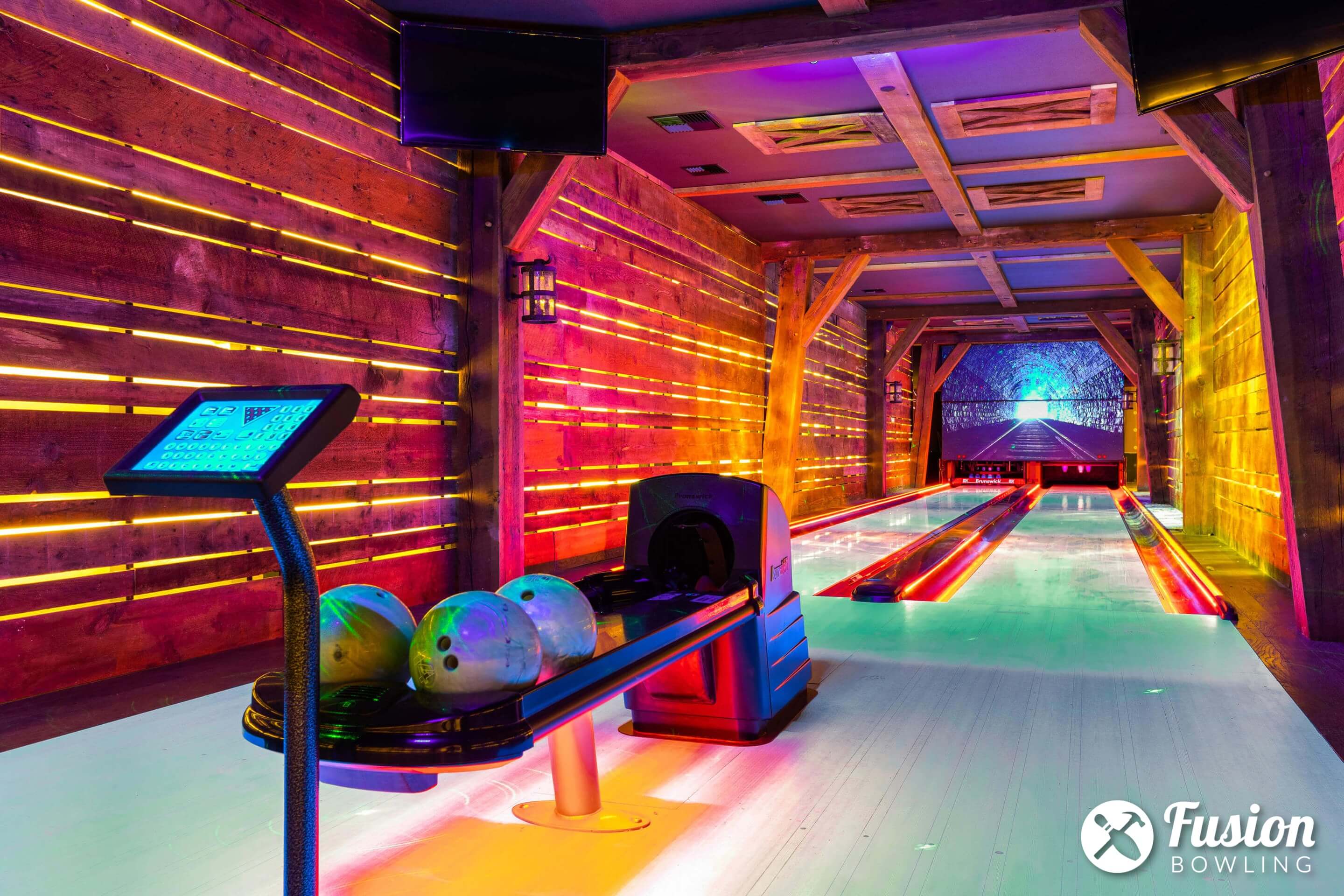 Private Home Bowling Alley Billings, Montana